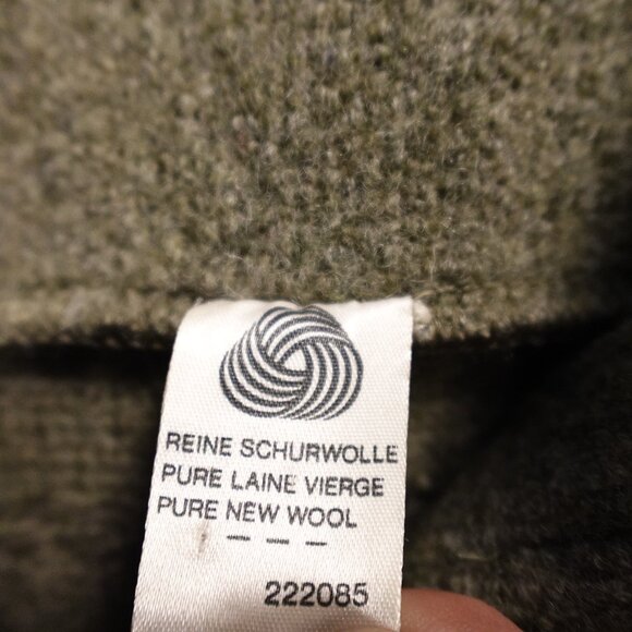 Geiger Tyrol Pure New Wool Jacket Women’s 44 Green Austrian Alpine Boiled Wool - Picture 11 of 15